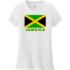 Jamaica Flag Women's T-Shirt White - US Custom Tees