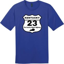 Kentucky 23 Country Music Highway T-Shirt Deep Royal - US Custom Tees