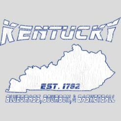Kentucky Bluegrass Bourbon Basketball Design - US Custom Tees