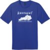 Kentucky Bluegrass Bourbon Basketball T-Shirt Deep Royal - US Custom Tees