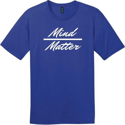 Mind Over Matter T-Shirt Deep Royal - US Custom Tees