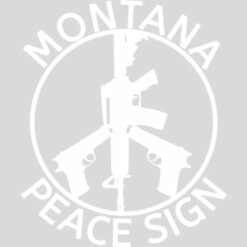 Montana Peace Sign Design - US Custom Tees