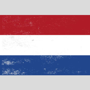 Netherlands Holland Flag Vintage Design - US Custom Tees