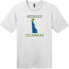 Newark Delaware State T-Shirt Bright White - US Custom Tees