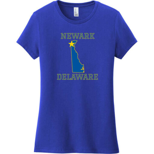 Newark Delaware State Women's T-Shirt Deep Royal - US Custom Tees