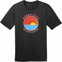 Ocean City Maryland Vintage T-Shirt Jet Black - US Custom Tees