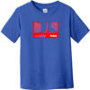 Paris France Eiffel Tower Toddler T-Shirt Royal Blue - US Custom Tees