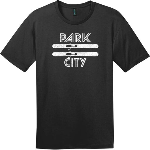 Park City Utah Ski T-Shirt Jet Black - US Custom Tees
