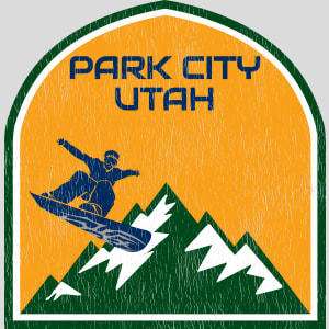 Park City Utah Snowboard Design - US Custom Tees