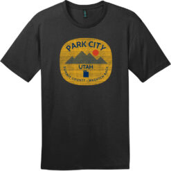 Park City Utah Wasatch Back T-Shirt Jet Black - US Custom Tees