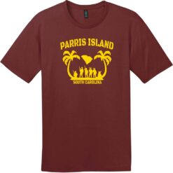 Parris Island South Carolina T-Shirt Sangria - US Custom Tees