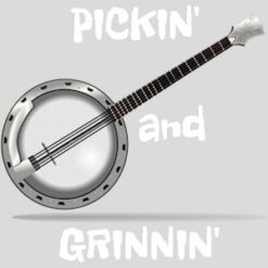 Pickin And Grinnin Banjo Design - US Custom Tees