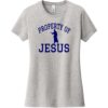 Property Of Jesus Women's T-Shirt Light Heather Gray - US Custom Tees