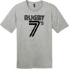Rugby Sevens Retro T-Shirt Heathered Steel - US Custom Tees