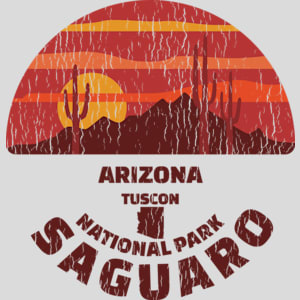 Saguaro National Park Tuscon Arizona Design - US Custom Tees