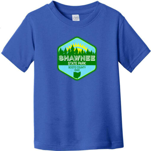 Shawnee State Park Ohio Vintage Toddler T-Shirt Royal Blue - US Custom Tees