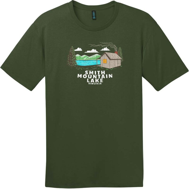 Smith Mountain Lake Vintage T-Shirt Thyme Green - US Custom Tees