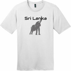 Sri Lanka Elephant T-Shirt Bright White - US Custom Tees