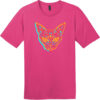 Sugar Cat Retro T-Shirt Dark Fuchsia - US Custom Tees