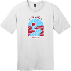 Suwanee Georgia River Retro T-Shirt Bright White - US Custom Tees