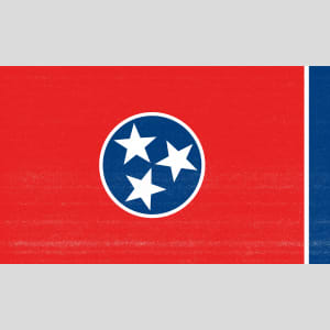 Tennessee State Flag Vintage Design - US Custom Tees