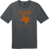 Texas The Longhorn State T-Shirt Charcoal - US Custom Tees