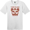 Tybee Island Georgia Palm Tree T-Shirt Bright White - US Custom Tees
