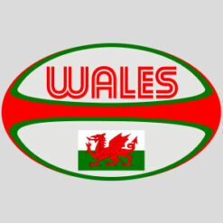 Wales Rugby Ball Design - US Custom Tees