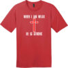 When I Am Weak He Is Strong T-Shirt Classic Red - US Custom Tees