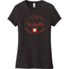 Whistler BC Canada Mountain Women's T-Shirt Black - US Custom Tees