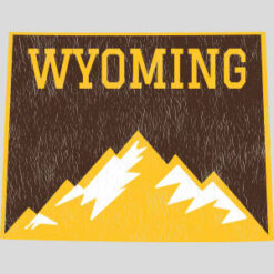 Wyoming Mountains State Design - US Custom Tees