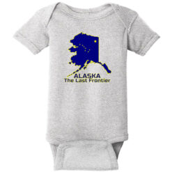 Alaska The Last Frontier Baby One Piece Heather - US Custom Tees