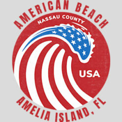 American Beach Amelia Island Vintage Design - US Custom Tees