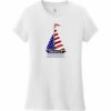 Annapolis America's Sailing Capital Women's T-Shirt White - US Custom Tees