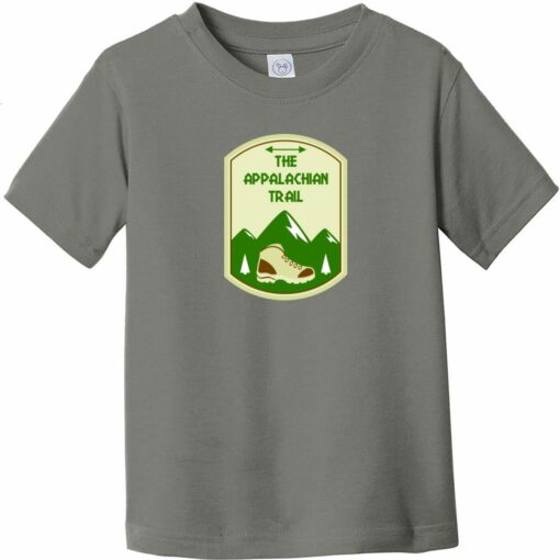 Appalachian Trail Mountain Toddler T-Shirt Charcoal - US Custom Tees