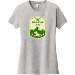 Appalachian Trail Mountain Women's T-Shirt Light Heather Gray - US Custom Tees