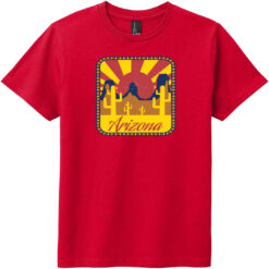 Arizona Desert Sun Youth T-Shirt Classic Red - US Custom Tees