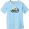 Asheville North Carolina Mountains Toddler T-Shirt Light Blue - US Custom Tees