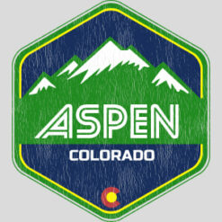 Aspen Colorado Mountain Design - US Custom Tees