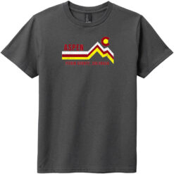 Aspen Pitkin County Colorado Youth T-Shirt Charcoal - US Custom Tees
