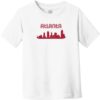 Atlanta City Skyline Retro Toddler T-Shirt White - US Custom Tees