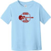 Austin Texas Guitar Live Music Capital Toddler T-Shirt Light Blue - US Custom Tees