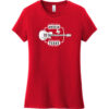 Austin Texas Live Music Capital Guitar Women's T-Shirt Classic Red - US Custom Tees