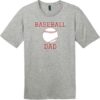 Baseball Dad T-Shirt Heathered Steel - US Custom Tees