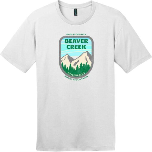 Beaver Creek Eagle County T-Shirt Bright White - US Custom Tees