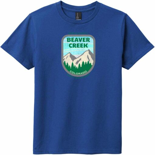 Beaver Creek Eagle County Youth T-Shirt Deep Royal - US Custom Tees