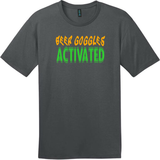Beer Goggles Activated T-Shirt Charcoal - US Custom Tees