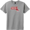 Boston Massachusetts State Youth T-Shirt Gray Frost - US Custom Tees