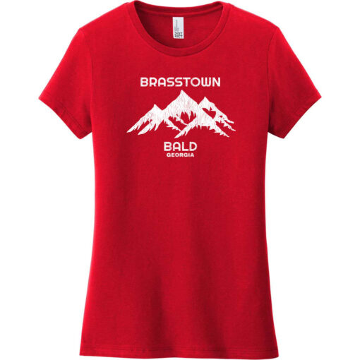 Brasstown Bald Georgia Women's T-Shirt Classic Red - US Custom Tees