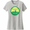 Breckenridge Colorado Mountain Flag Women's T-Shirt Light Heather Gray - US Custom Tees